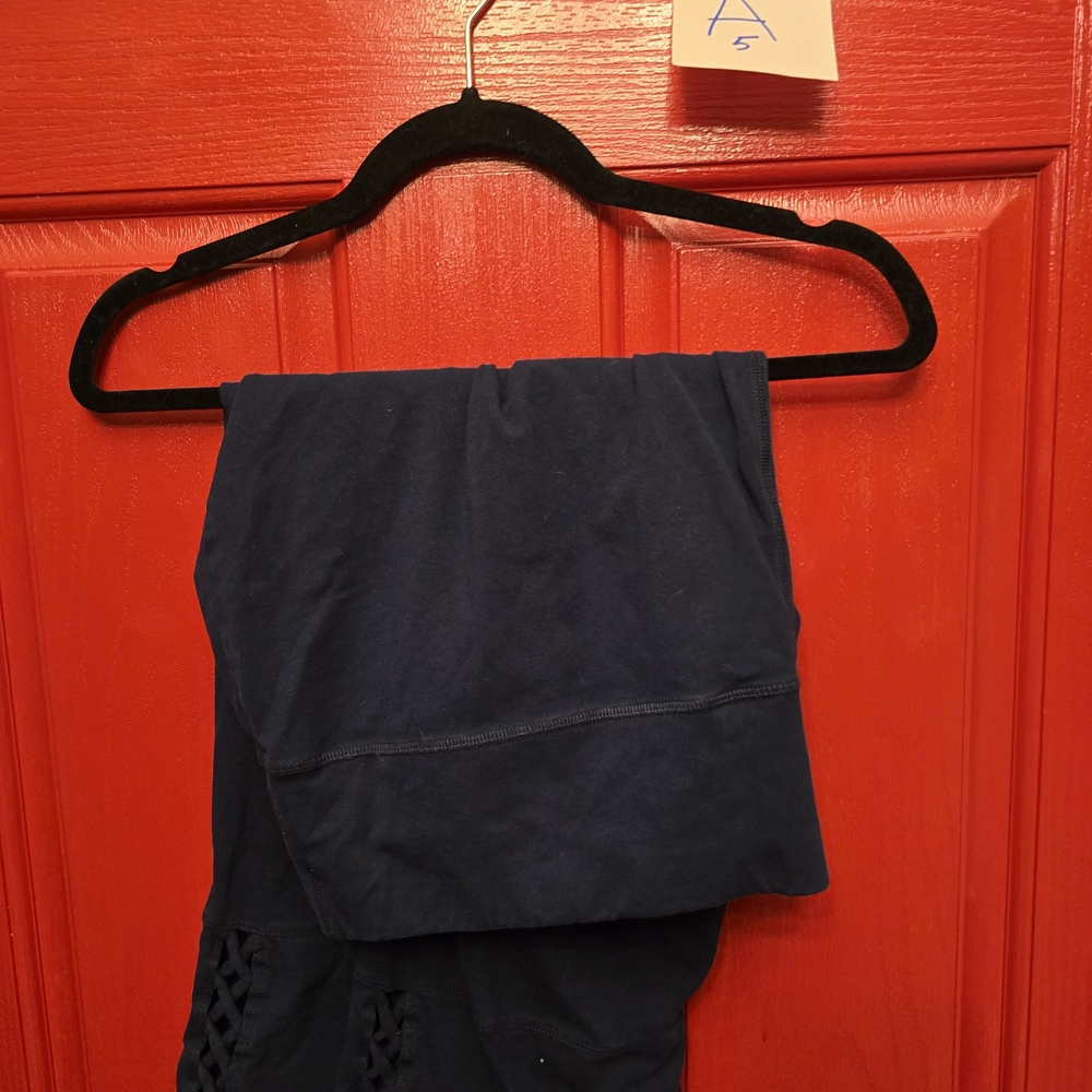 Navy Blue Capris with Side Detailing Size 24